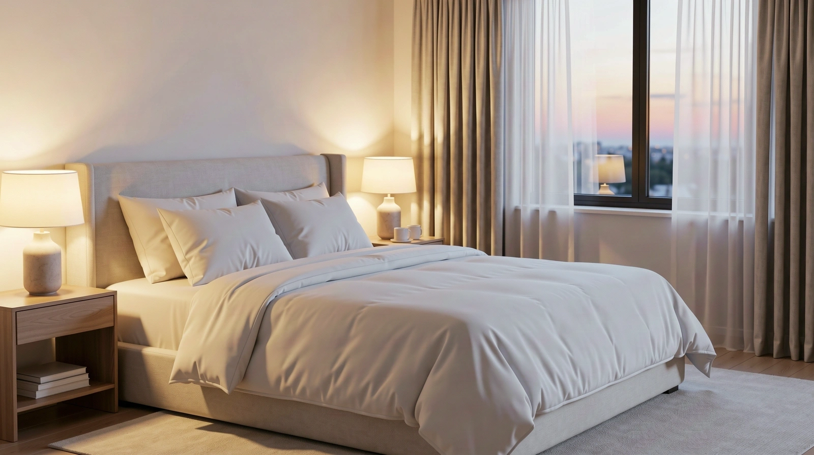 Pokojná atmosféra pre kvalitný odpočinok